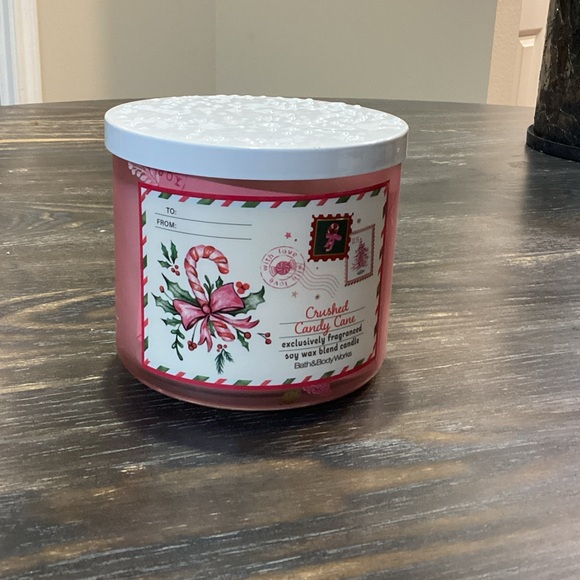 Bath & Body Works Other - Bath & Body Works Crushed Candy Cane 3 Wick Candle